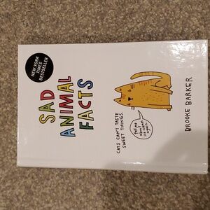 Sad Animal Facts hardcover book